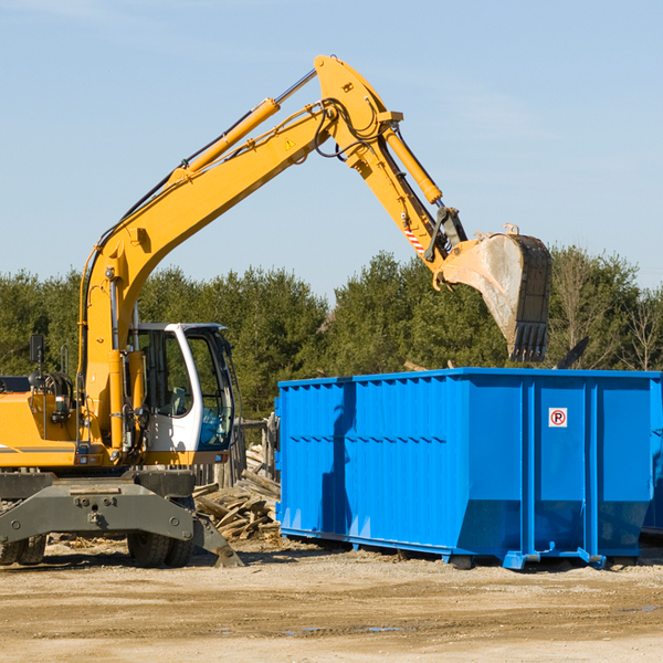 can i rent a residential dumpster for a construction project in Hebron